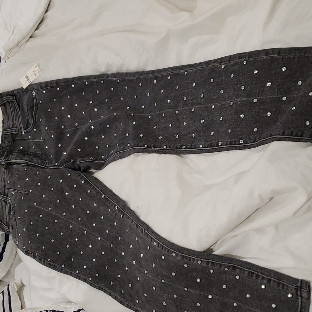 ANTHRO PILCRO Rhinestone Jean